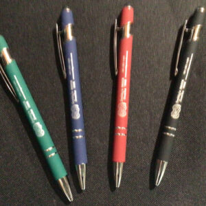 Pen -- (barrel) Black, Blue, Green, Red